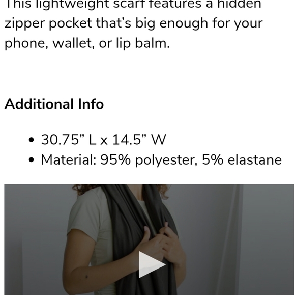 NEW Beyond Yoga Infinity Pocket Scarf - Picture 4 of 4